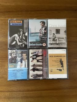 Cassette Tapes — Chris Issac, Huey Lewis And Neil Diamond