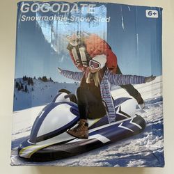 GOGODATR Snowmobile Snow Sled