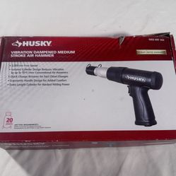 🔥 Husky Vibration-Dampened Medium Stroke Air Hammer – With Chisels 💥