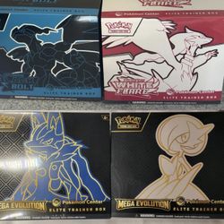 Pokemon Center Elite Trainer Boxes ETBS 4 Set