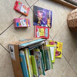 Books And Educational Flash Cards