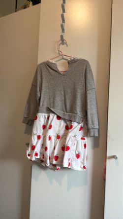 Mini boden 3-4 years apple dress