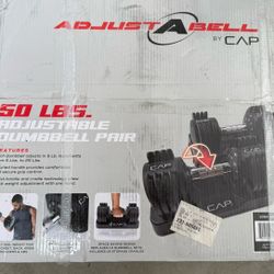 Brand New In Box Cap Adjustable Dumbbells