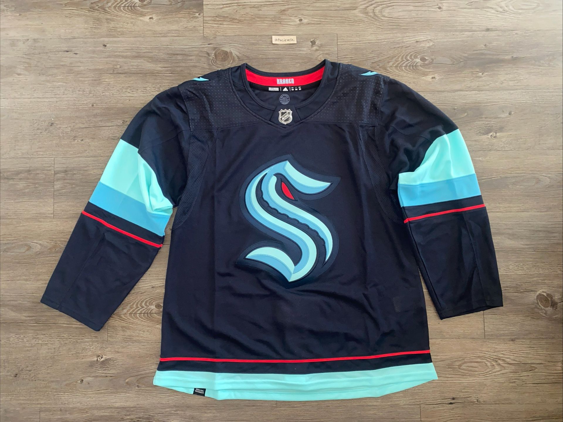 Adidas Men's NHL Seattle Kraken Home Hockey Jersey Navy Blue GT5622 Mens Sizes $180 Retail