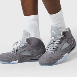Jordan 5 wolf Grey size 12, 11 & 10 Now Available