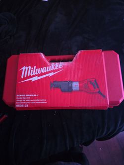 Milwaukee Super Sawzall Recip Saw Kit 6538-21
