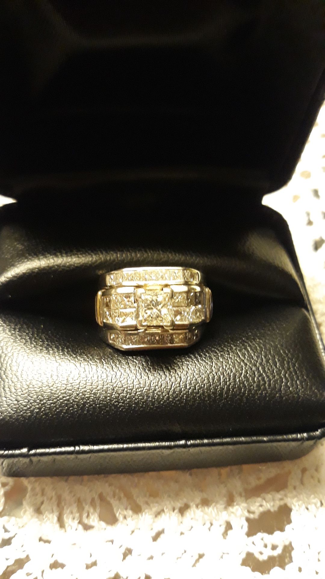 Beautiful princess diamond ring.