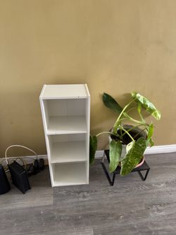 White Book shelf /Cube storage drawers