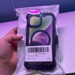 iPhone14 case navy blue