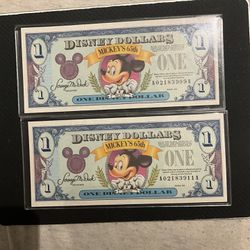 Disney Dollars $1 Denomination