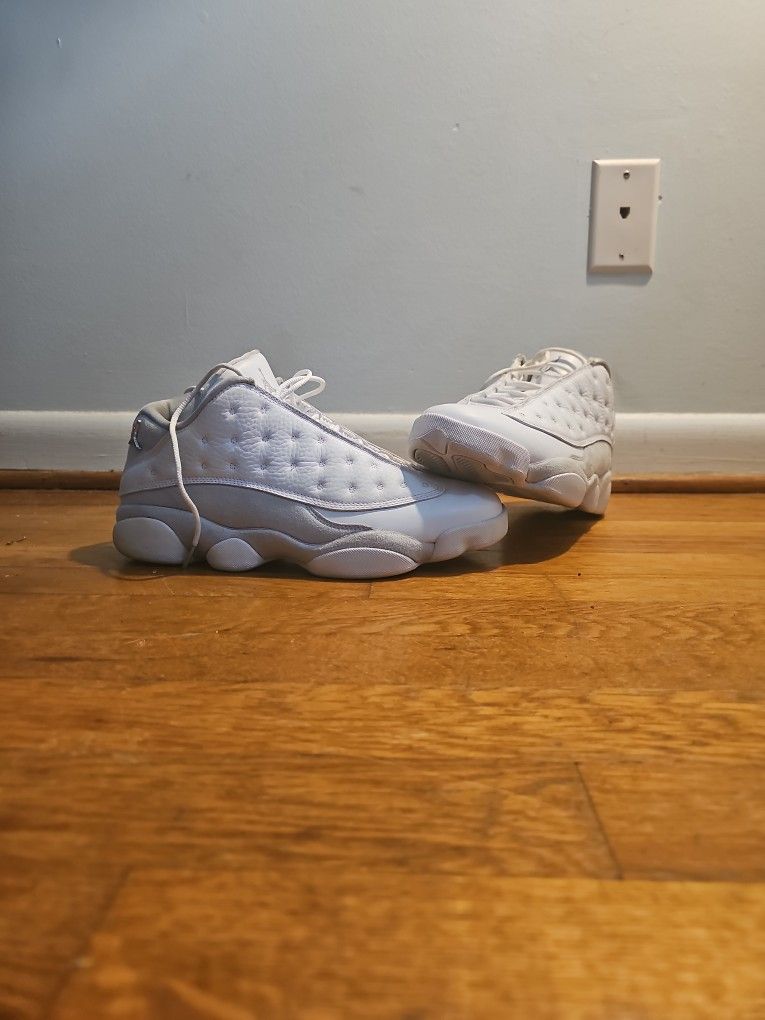 Air Jordan 13 Retro Low "Pure Platinum" (Price Negotiable)