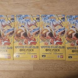 One Piece Op15 Sleeved Packs X4