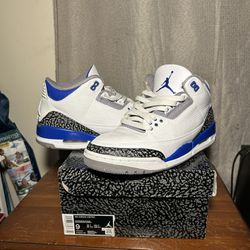 Size 9 - Jordan 3 Racer Blue