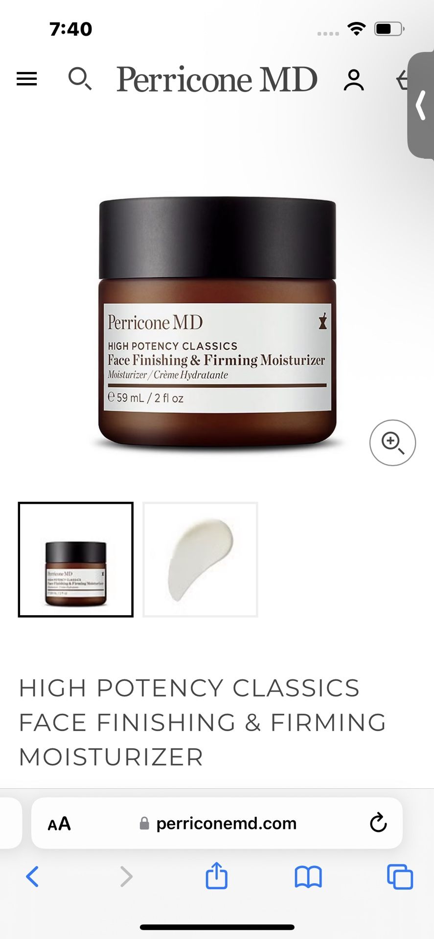 New Perricone MD Face Firming Moisturizer 