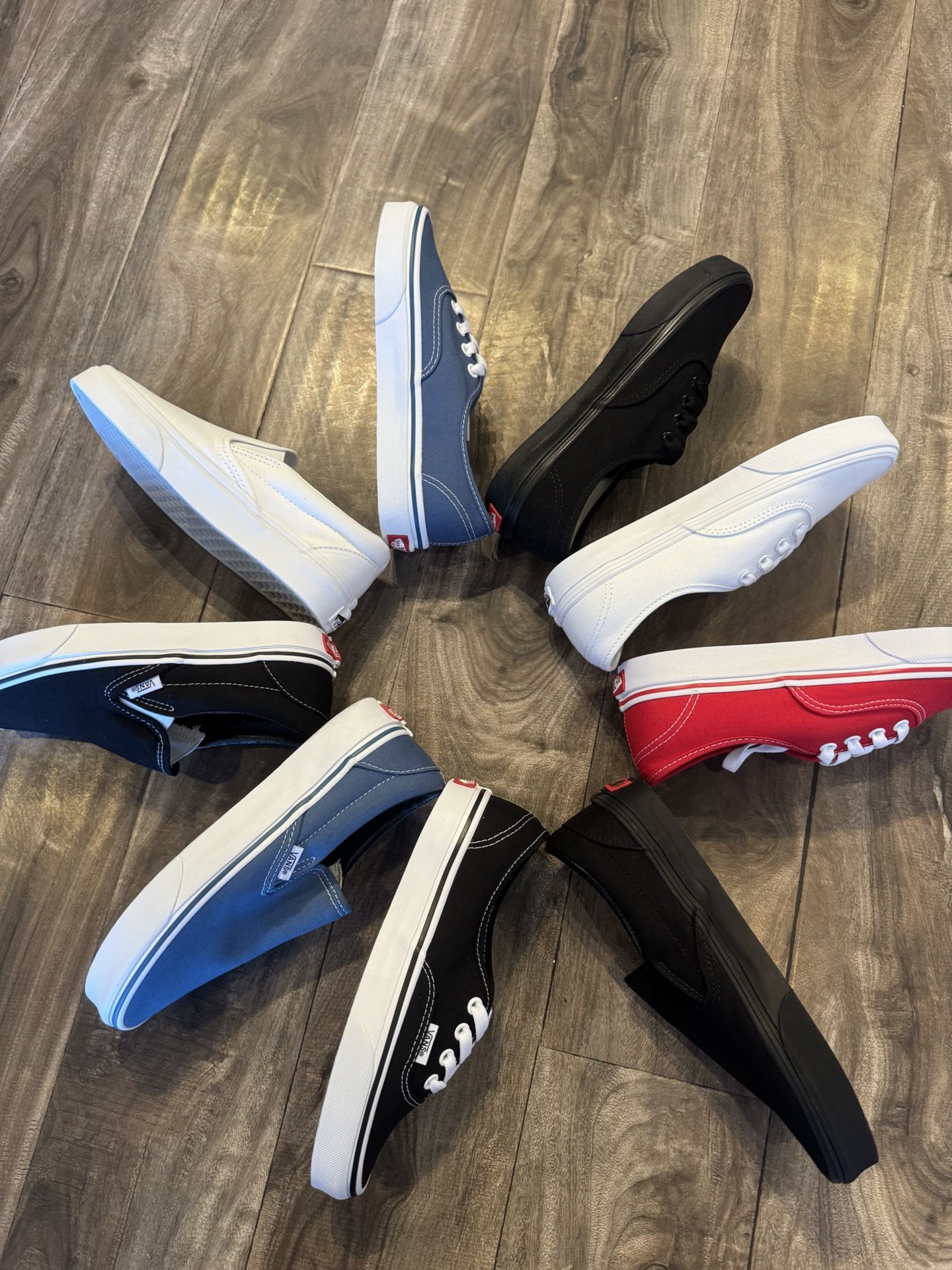All classic vans and converse Toddler size $15 only, Preschool $20 only. Adults 50% Off