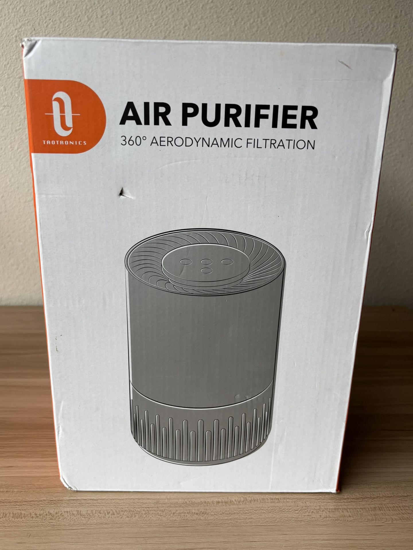 TaoTronics HEPA Air Purifier for Home, Allergens Smoke Pollen Pets Hair Open Box