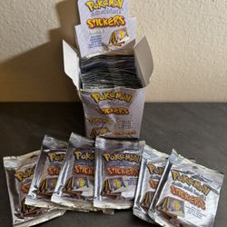 1999 Pokemon Artbox Box Sticker Pack Sealed
