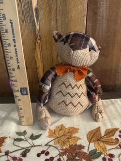 New Quilted Stuffed Squirrel decoration (check my other listings for more)