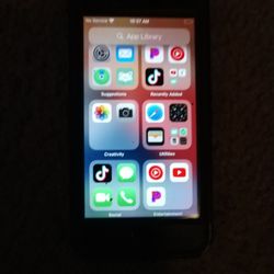 Apple I Phone With The Tick Tock App 