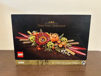 LEGO dried flower centerpiece