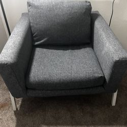 $100 Gray IKEA Single Seat Couch OBO