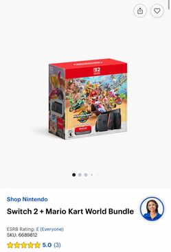 Nintendo Switch 2 Mario Kart World Bundle