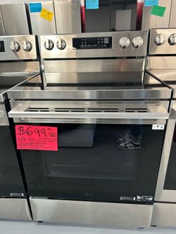 Lg electric stove brand new