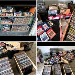 Vintage 900+ Vinyl Record Bulk Lot Rock Funk HipHop Soul 