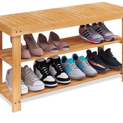 BAMBOO SHOE RACK -40$