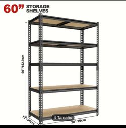 Storage Shelving 5 Tier Metal 