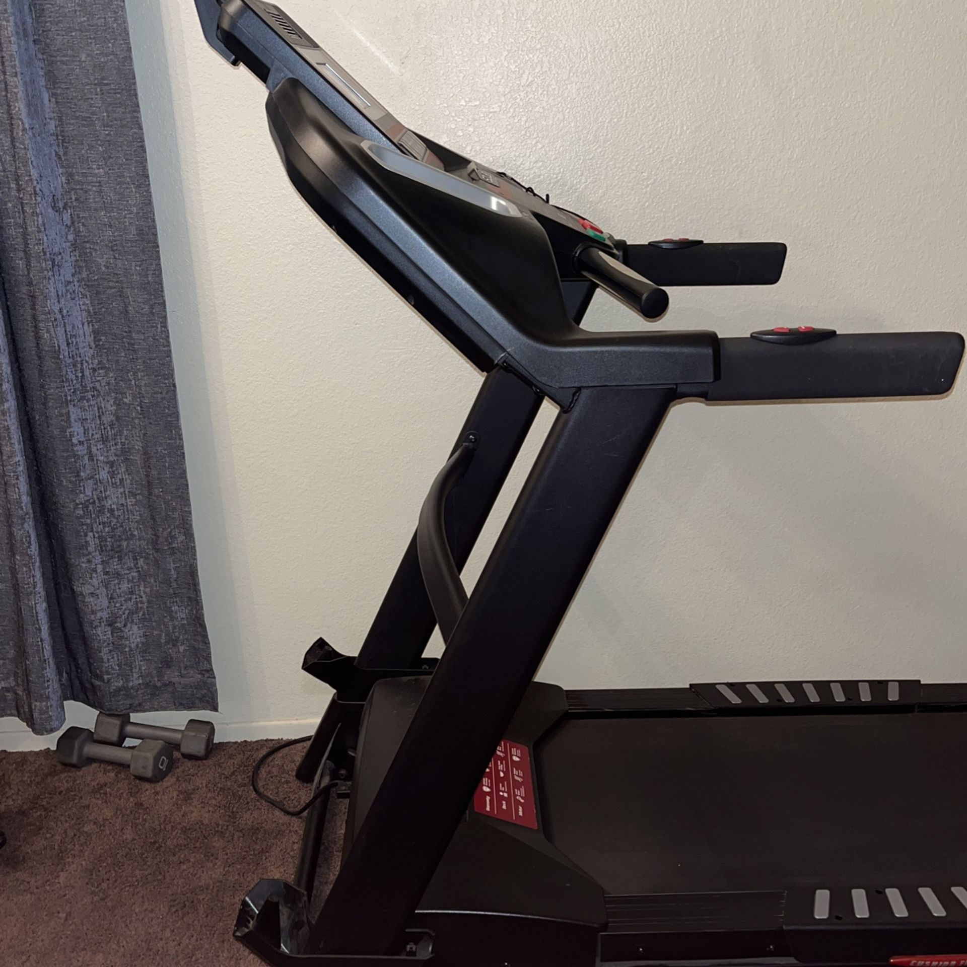 SOLE, F63 Treadmill, Home Workout Foldable Treadmill with Integrated