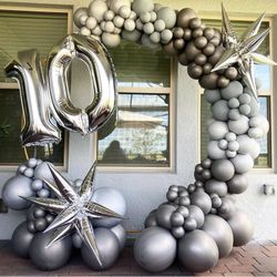 Arch Balloons - Happy Birthday 