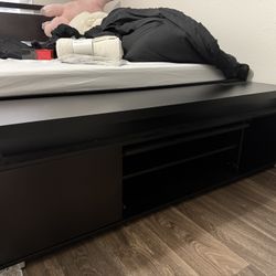 65” TV stand with LED & Power Outlets