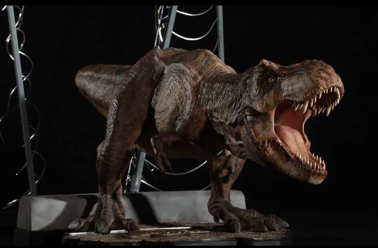 Jurassic Park Breakout T Rex 1:20 Scale Statue Dio by...