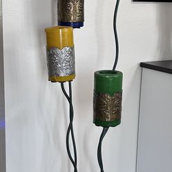 Metal Tall Floor Candle