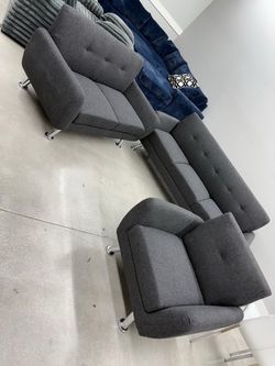Gray Fabric Sofa and Chair Set ‼️ only $899‼️
