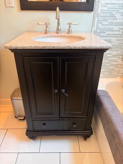 Bathroom Vanity (24”W x 34”H x 22.5”D)