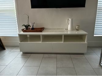 White Gloss TV Stand