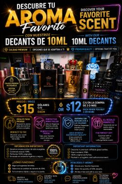 Perfumes/Decants 10ml Originales.🔥