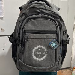Grey Backpack 