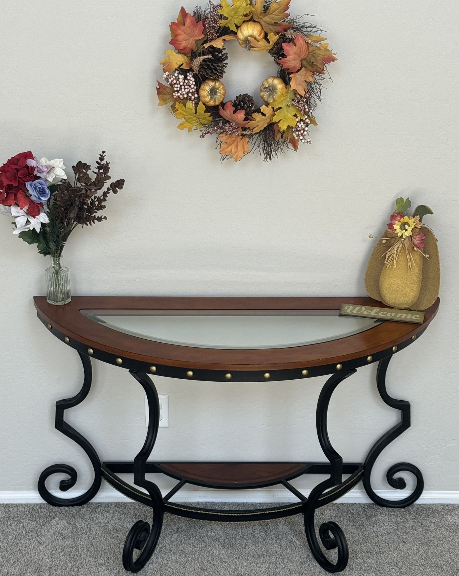 Half Moon Console Table