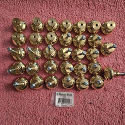 33 - Brass Drawer Knobs NEW!
