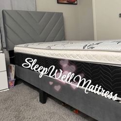 Twin Size Bed Frame With Mattress Included 
