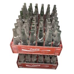 Vintage Coke Sprite Glass Bottle Advertising Man Cave Garage Decor