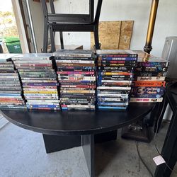 Blu Rays, DVDs, VHS, CDS, Vinyl sets lot