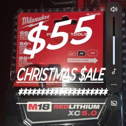 FLASH SALE !!!! Milwaukee M18 Red Lithium Battery 5.0