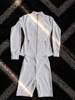 White Lululemon Jacket Set - Size 4