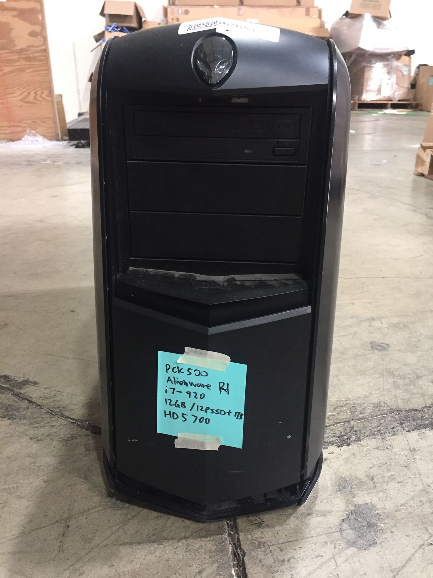 Alienware aurora r1 i7-920 12g 128ssd+1Tb HD5700 dvd win10
