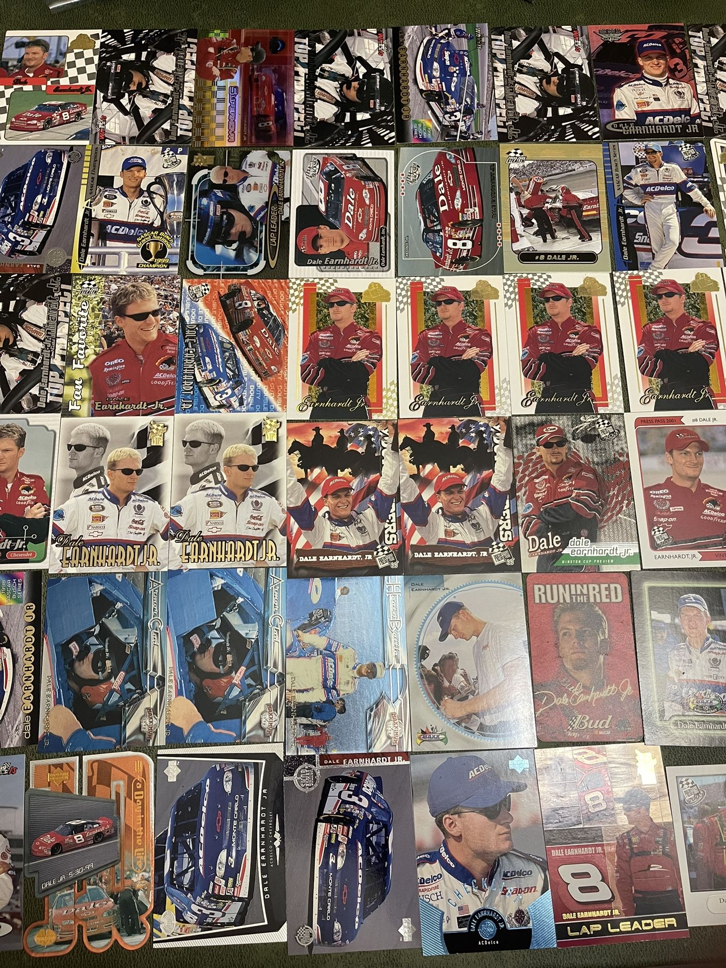 lot of 48 dale earnhardt jr NASCAR cards including inserts