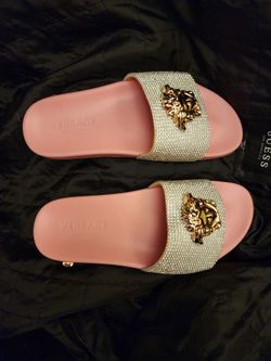 Fashion Versace medulla sandals slides unisex  9.5